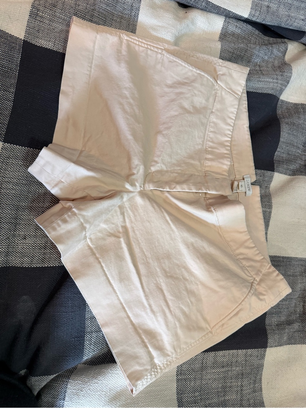 JCrew cream shorts